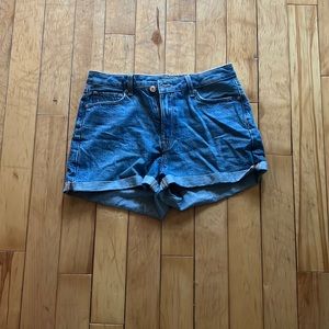 american eagle denim shorts